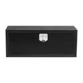 Garvee 30'' Black Steel Underbody Truck Tool Box with T-Handle Lock, Heavy Duty Storage Organizer for Pickup Truck Bed, RV, Trailer, 30"x14"x16"