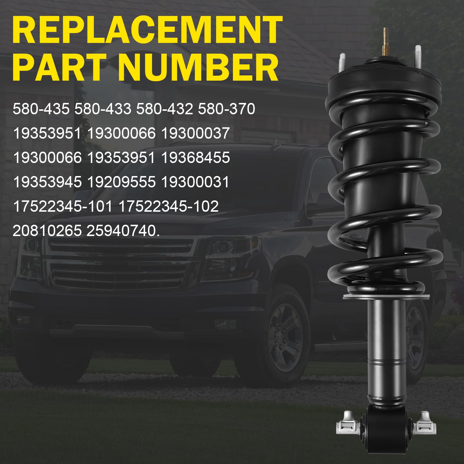 Garvee Rear Air Shocks for Avalanche Suburban Escalade Tahoe Yukon