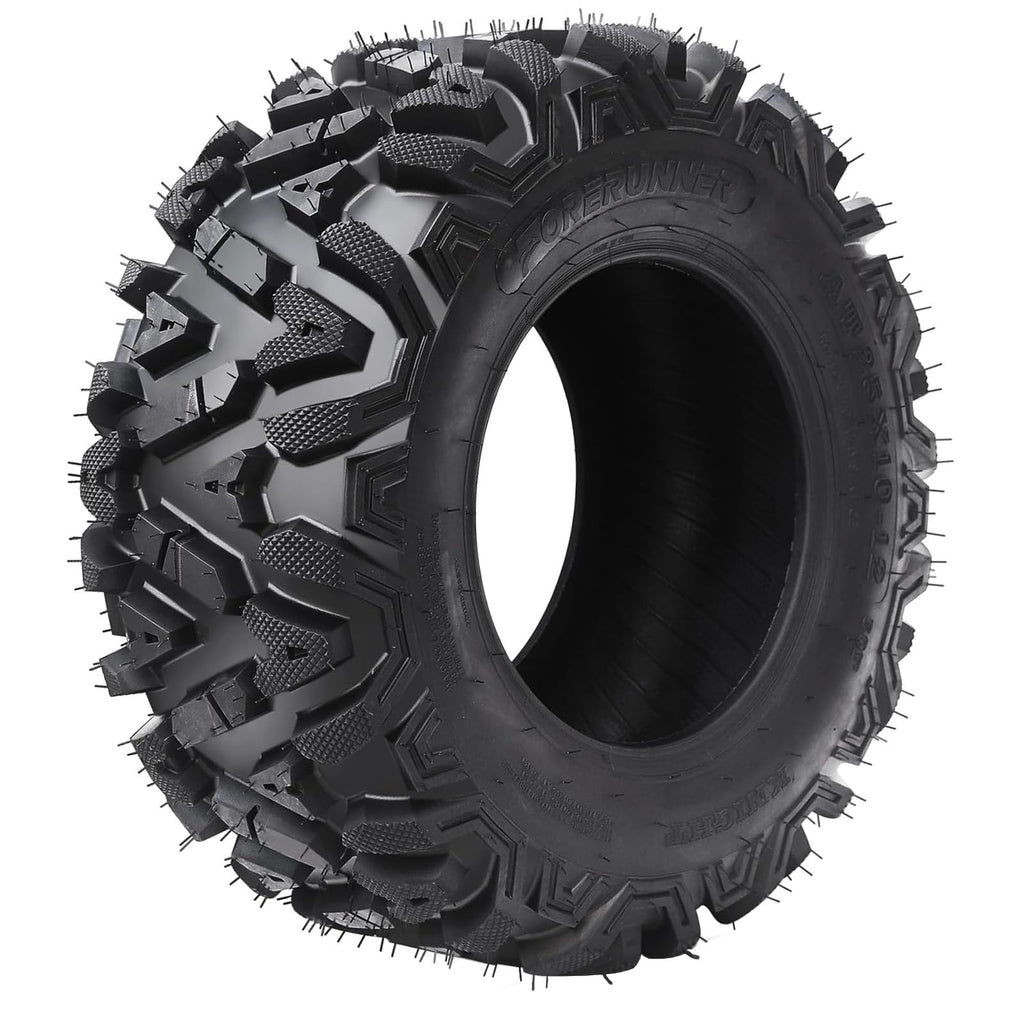 Garvee Set of 4 ATV UTV All-Terrain Tires 23x8x11 & 24x9x11 6PR Radial Construction for 11 Inch Rims Black