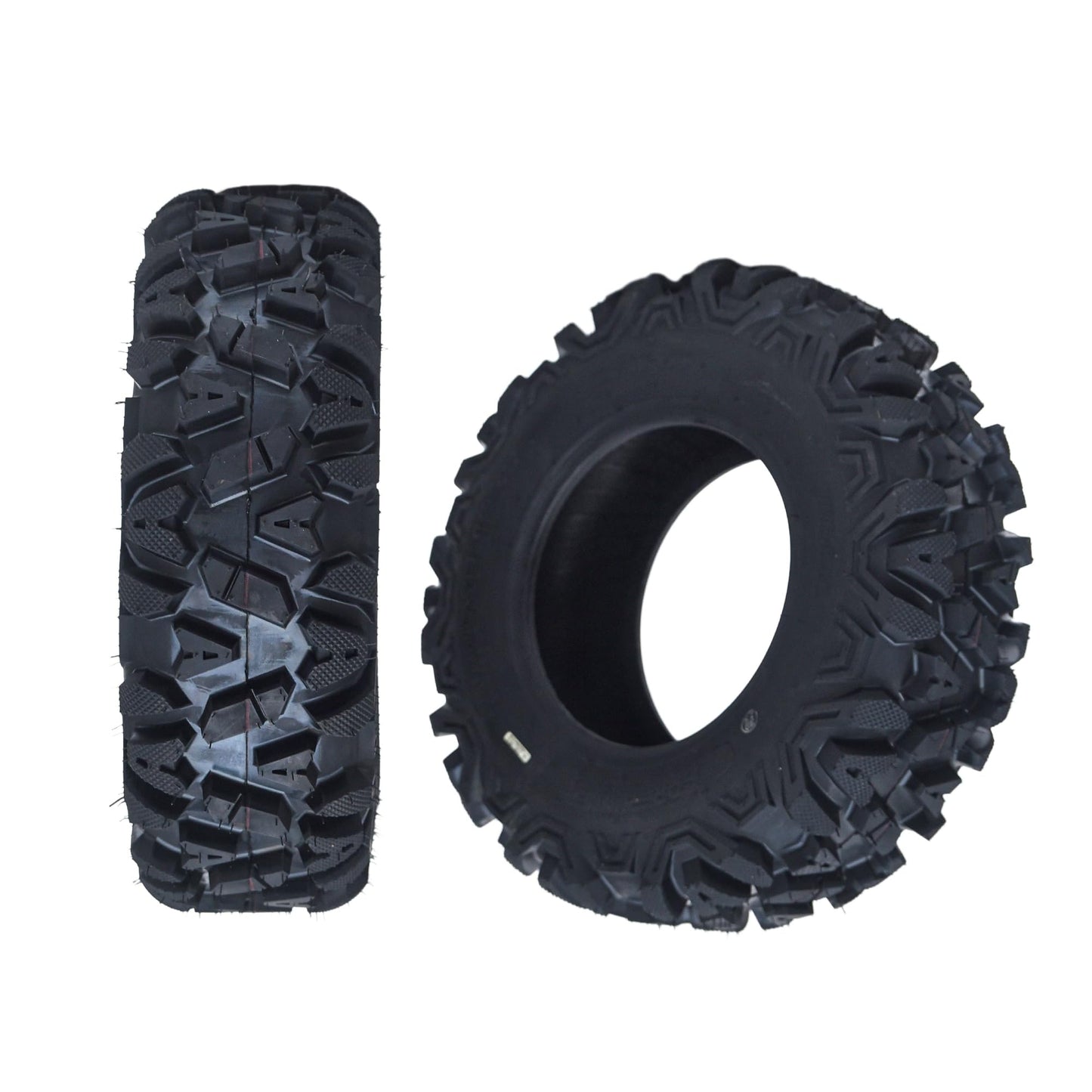 Garvee Set of 2 ATV Trail Tires 6PR Knobby Sport Tires, Tubeless - AT25x8-12-6PR TL APOLLO
