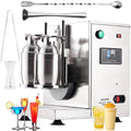 Garvee Automatic Milk Tea Shaking Machine, Garvee Electric Double Frame Milk Tea and Cocktail Shaker, 400r/min, Stainless Steel & Double Cups for for Bubble Tea, Boba Tea, Juice, Coffee, Milk, Wine