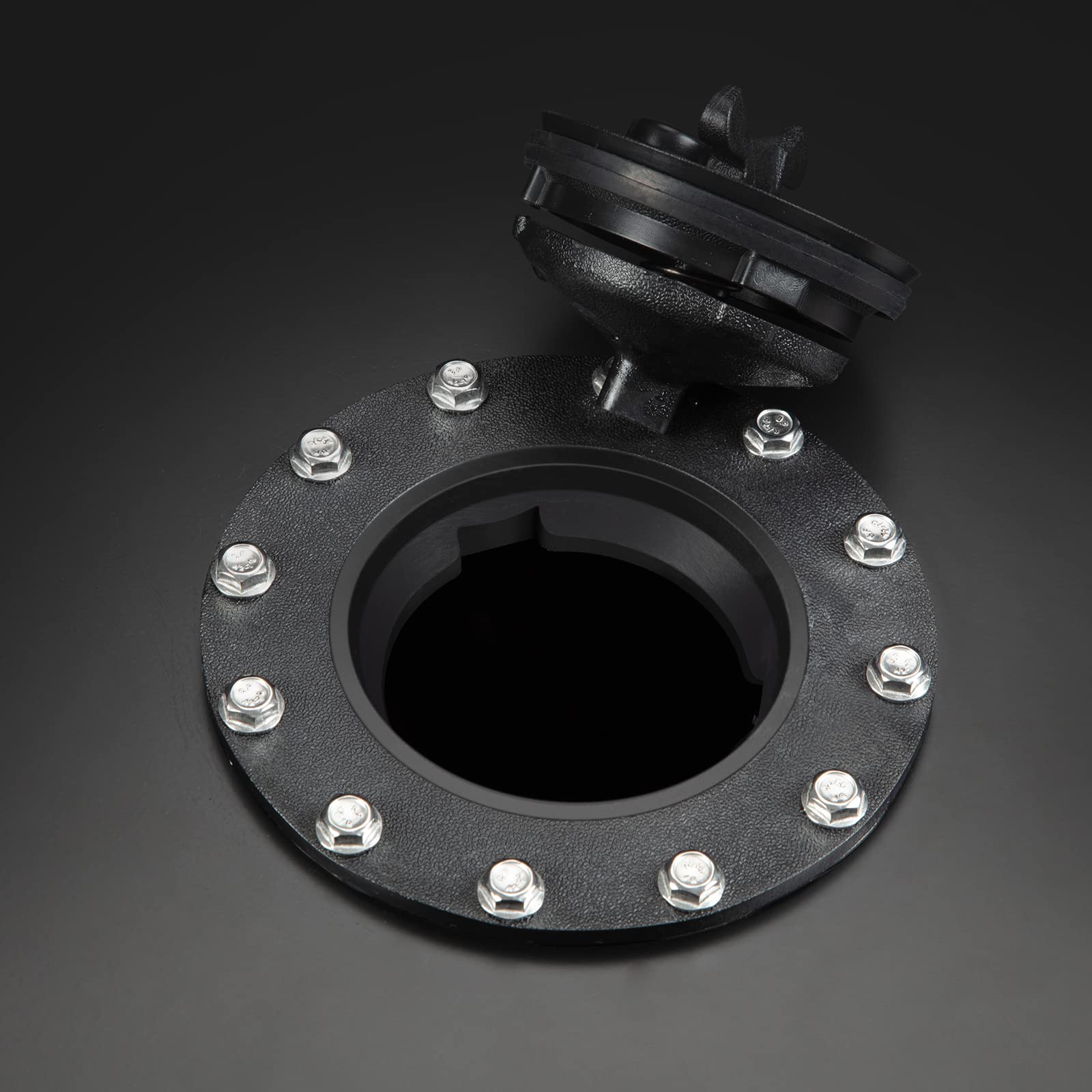 Garvee 10 Gal Universal Fuel Cell, Polished Alum with Level Sender