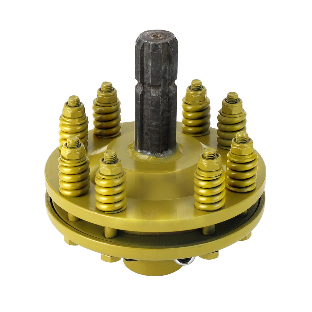 Garvee PTO Slip Clutch, 1 3/8" Slip Clutch, 6 Spline Ends PTO Friction Clutch, Carburized Steel Tractor Slip Clutch, Adjustable Rotary Cutter Slip Clutch, Brush Slip Clutch for PTO Shaft