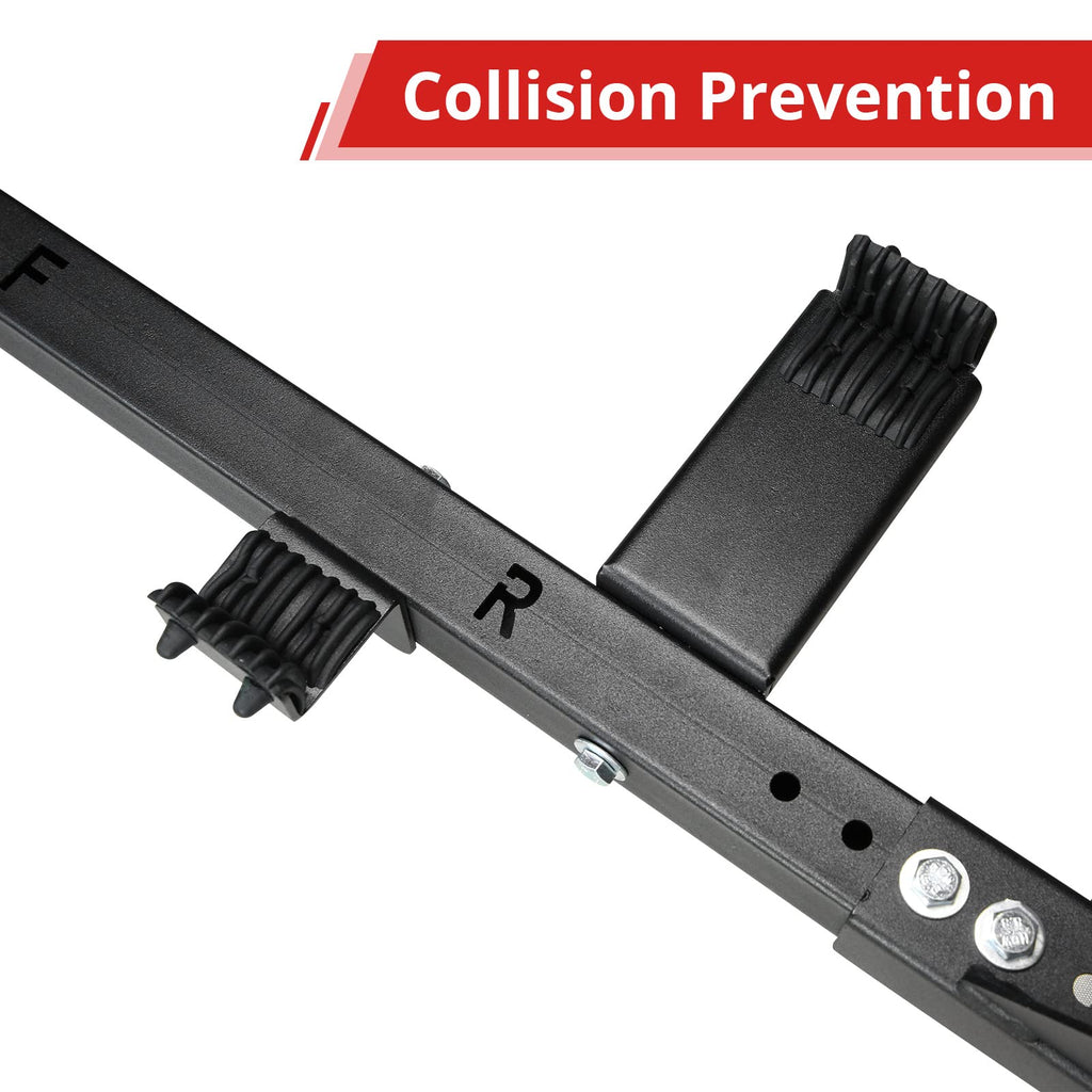 Garvee for Jeep Door Hanger Storage Rack Bracket Holder Compatible with 1987-2023 Jeep Gladiator JT & Wrangler JK JL TJ YJ JKU JLU Removable Stand Cart Sliding 2/4 Door
