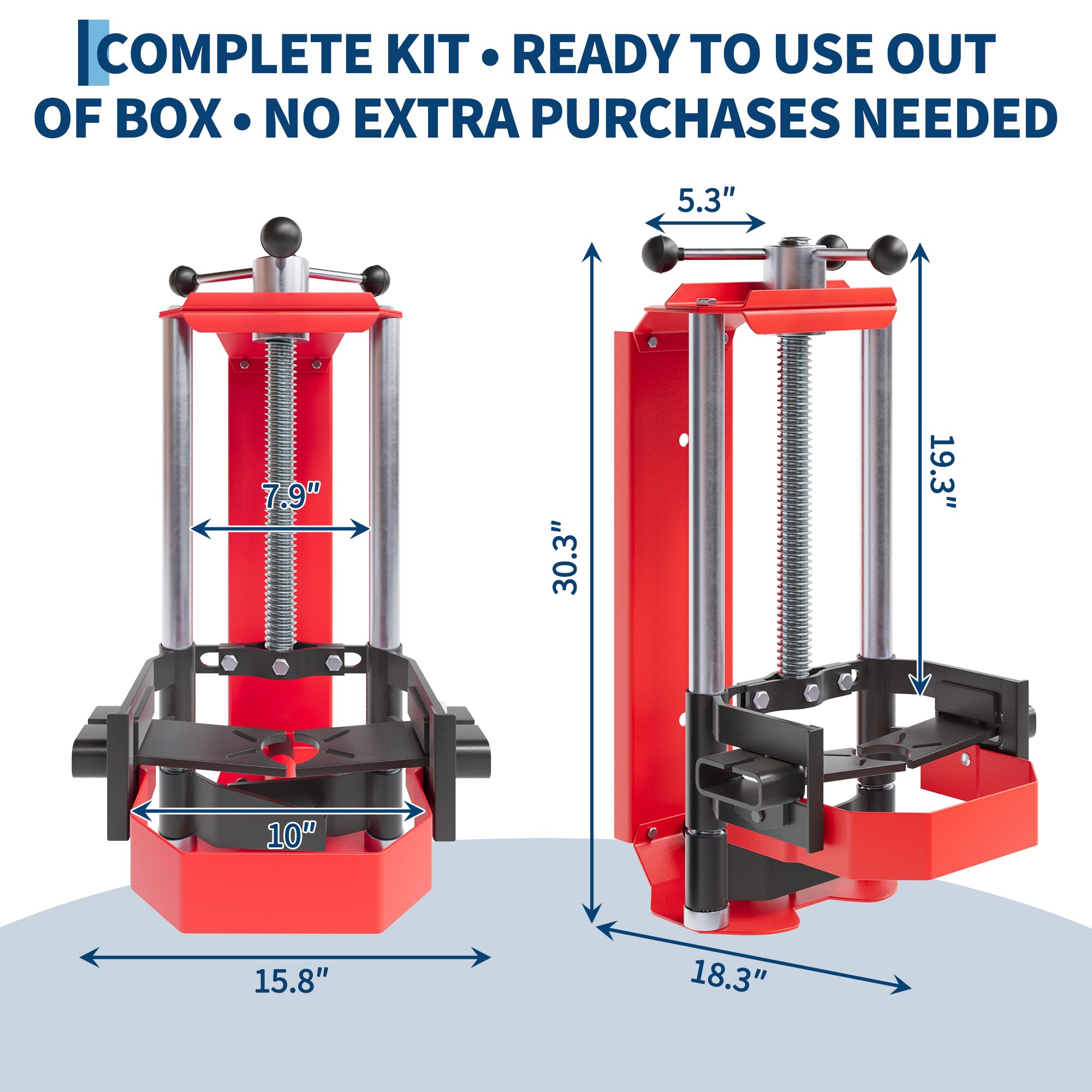 Garvee Heavy Duty Strut Spring Compressor Tool 3000LBS Capacity Safety Shield Universal Fit Trucks SUVs 3.5"-11.5" Range
