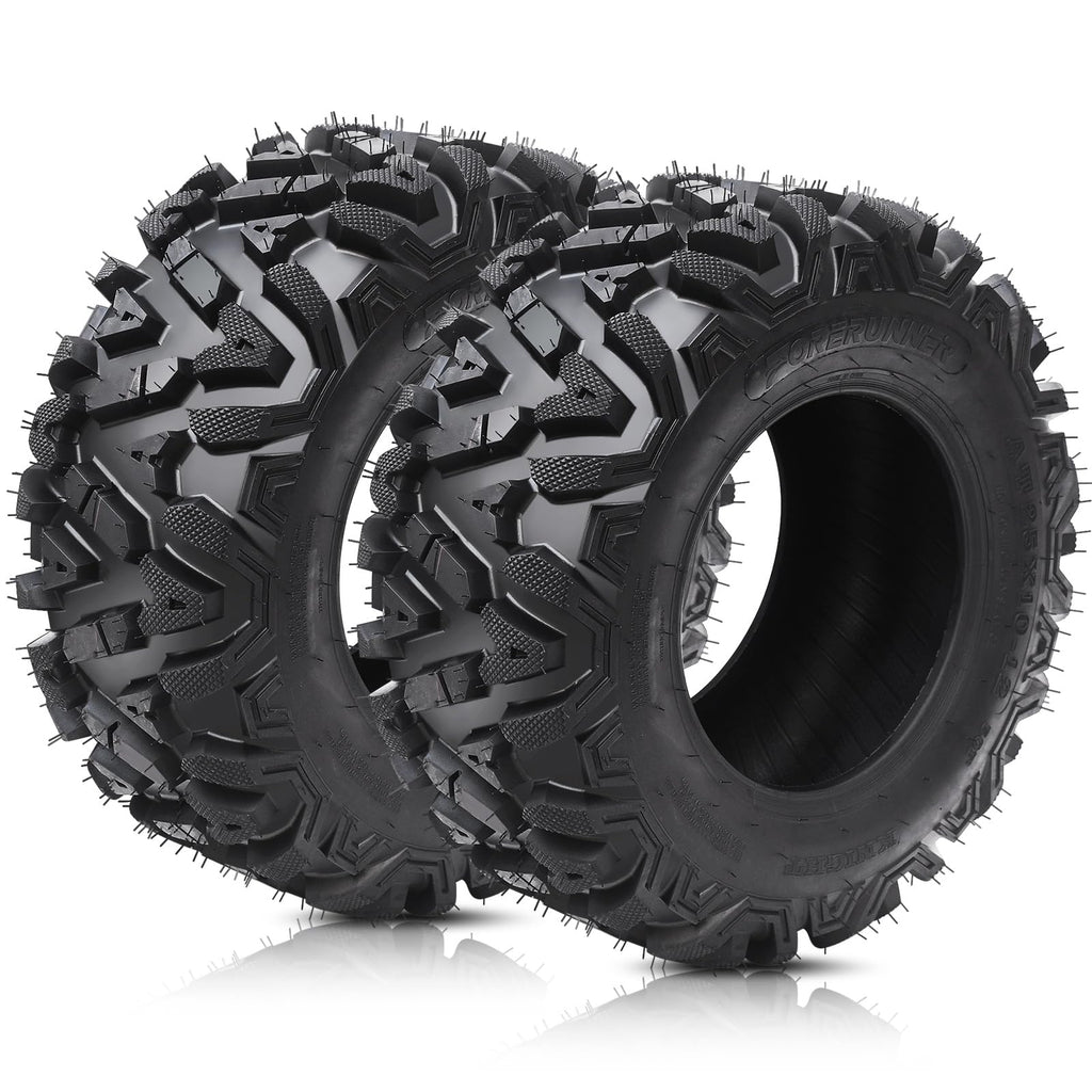 Garvee ATV UTV Tires 25x8-12 & 25x10-12 Tubeless 6 PR Heavy Duty Utility Tires Set of 4