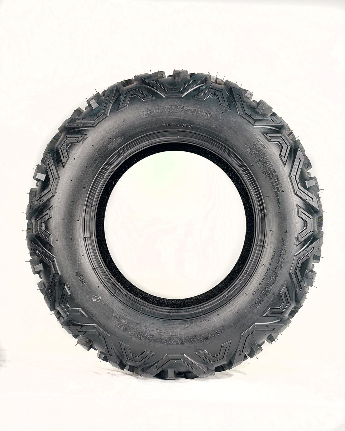 Garvee AT25X8-12 ATV Tires 25X8-12 Tubeless All Terrain Trail Sand Off-Road 16mm Tread Depth Black