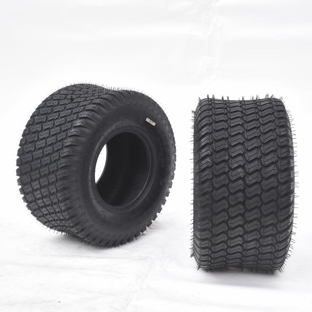 Garvee 18x9.50-8-4PR Lawn Mower Tire & Tractor Turf Tire & Garden Tire, Set of 2