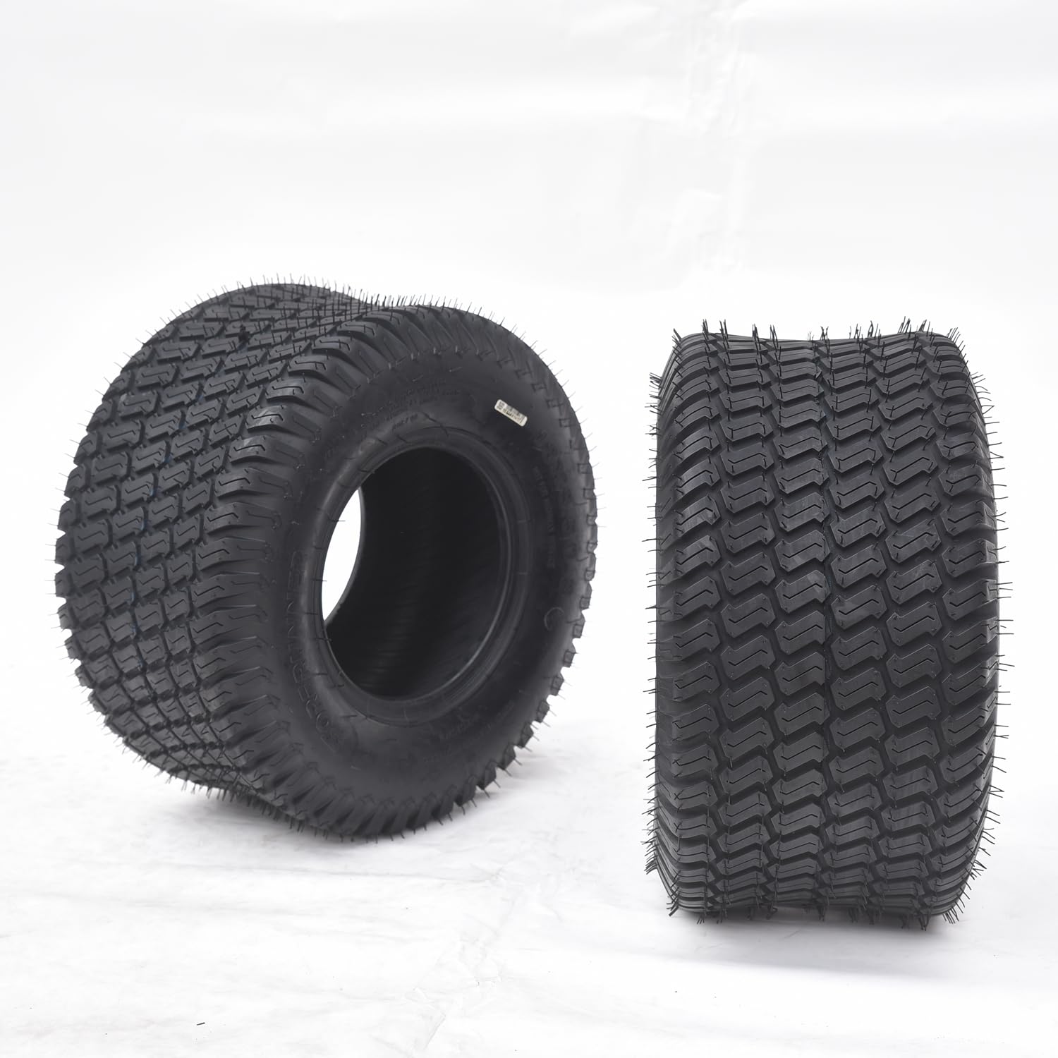 Garvee 18x9.50-8-4PR Lawn Mower Tire & Tractor Turf Tire & Garden Tire, Set of 2