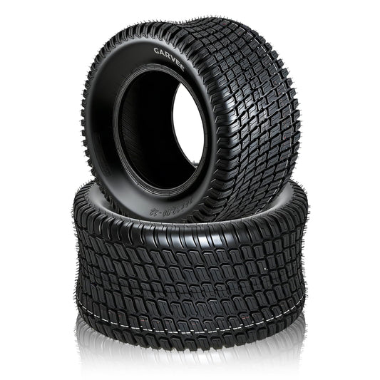 Garvee 24x12-12 Lawn Mower Tires 4-Ply Tubeless Garden Tractor Turf Tires for Mowers & Yard Carts 24x12x12 Black