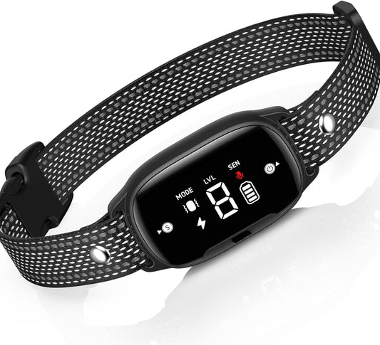 Garvee Barking Device - Training Modes, Universal Fit, Adjustable Intensity, Dual Mode, Rechargeable Battery