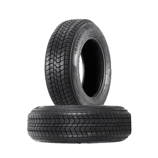 Garvee ST175/80D13 Trailer Tires Load Range C 6 Ply Set of 2 24 Inch Diameter Black