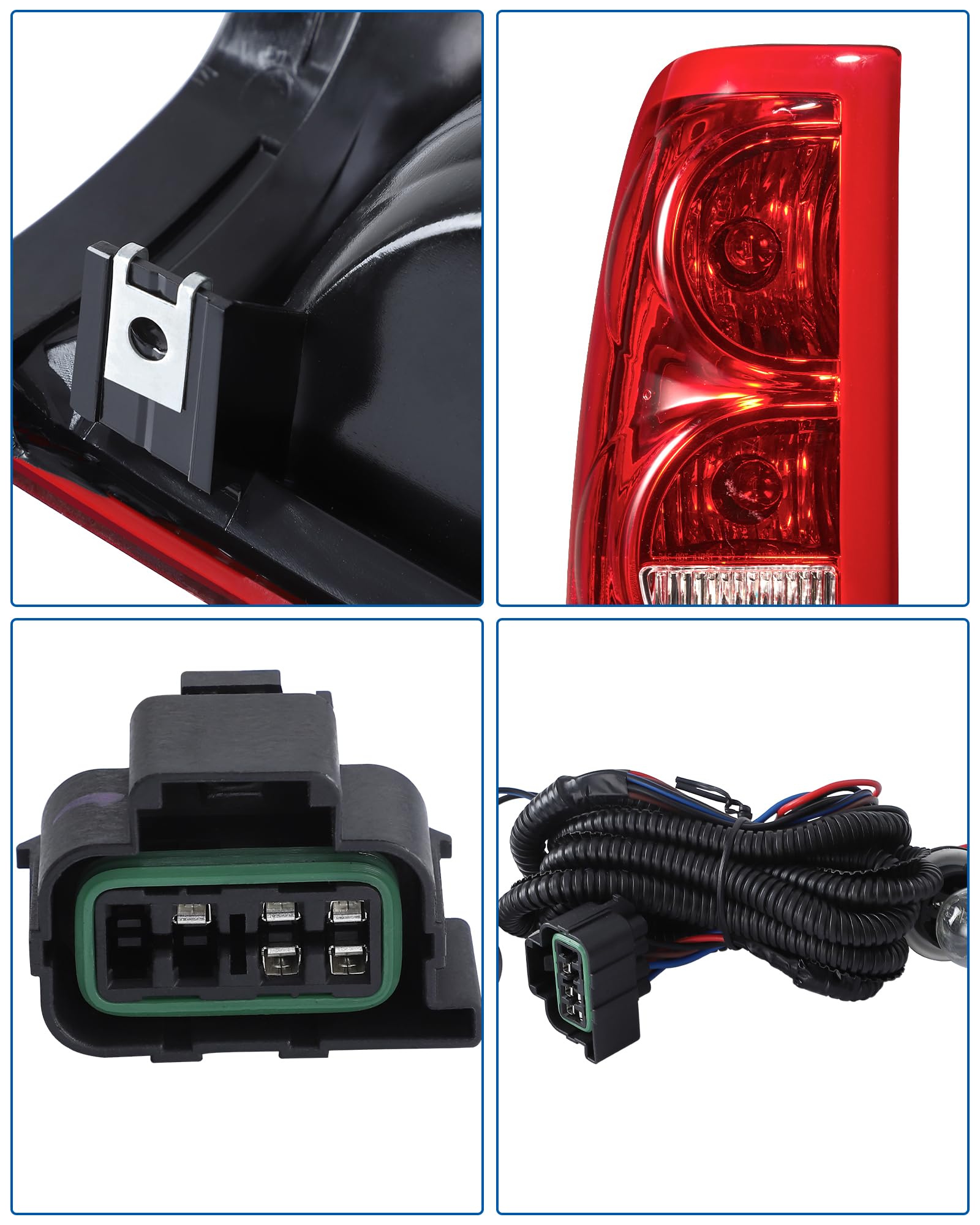 Garvee 03-06 Silverado 1500/2500HD Ruby Red Driver Side Tail Light