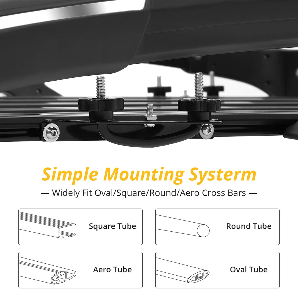 Garvee 50x38 Inch Car Roof Rack Basket 220LBS Premiun Lightweight Aluminum Cargo Basket Universal Rooftop Cargo Carrier for SUV, Pick Up,Trucks,Car-Black