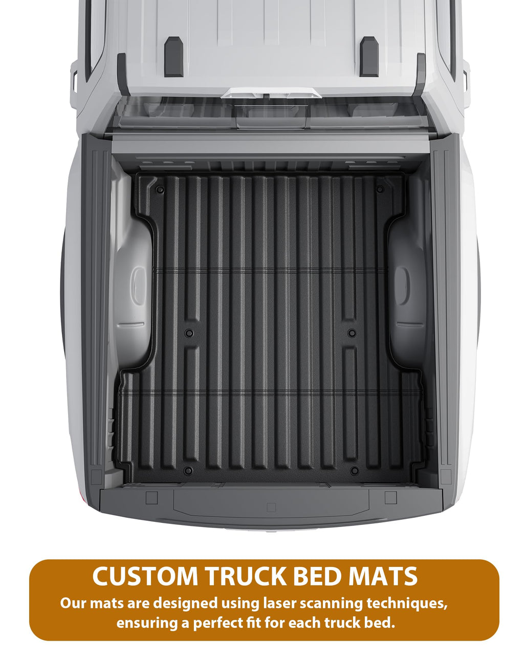 Garvee Truck Bed Mat for 2011-2018 Ram 1500, 2011-2024 Ram 2500 3500, 2019-2024 Ram 1500 Classic 6'4" Bed(76 inches) Bed, All Weather TPE Heavy Duty Pickup Ram 1500 6.4 ft Bed Liner Cargo Mat