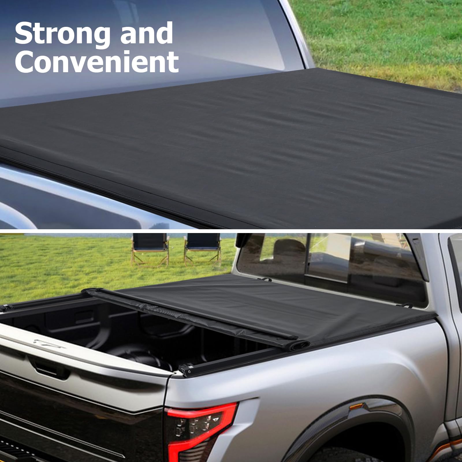 Garvee Soft Roll Up Cover for Ridgeline 5ft 17-23