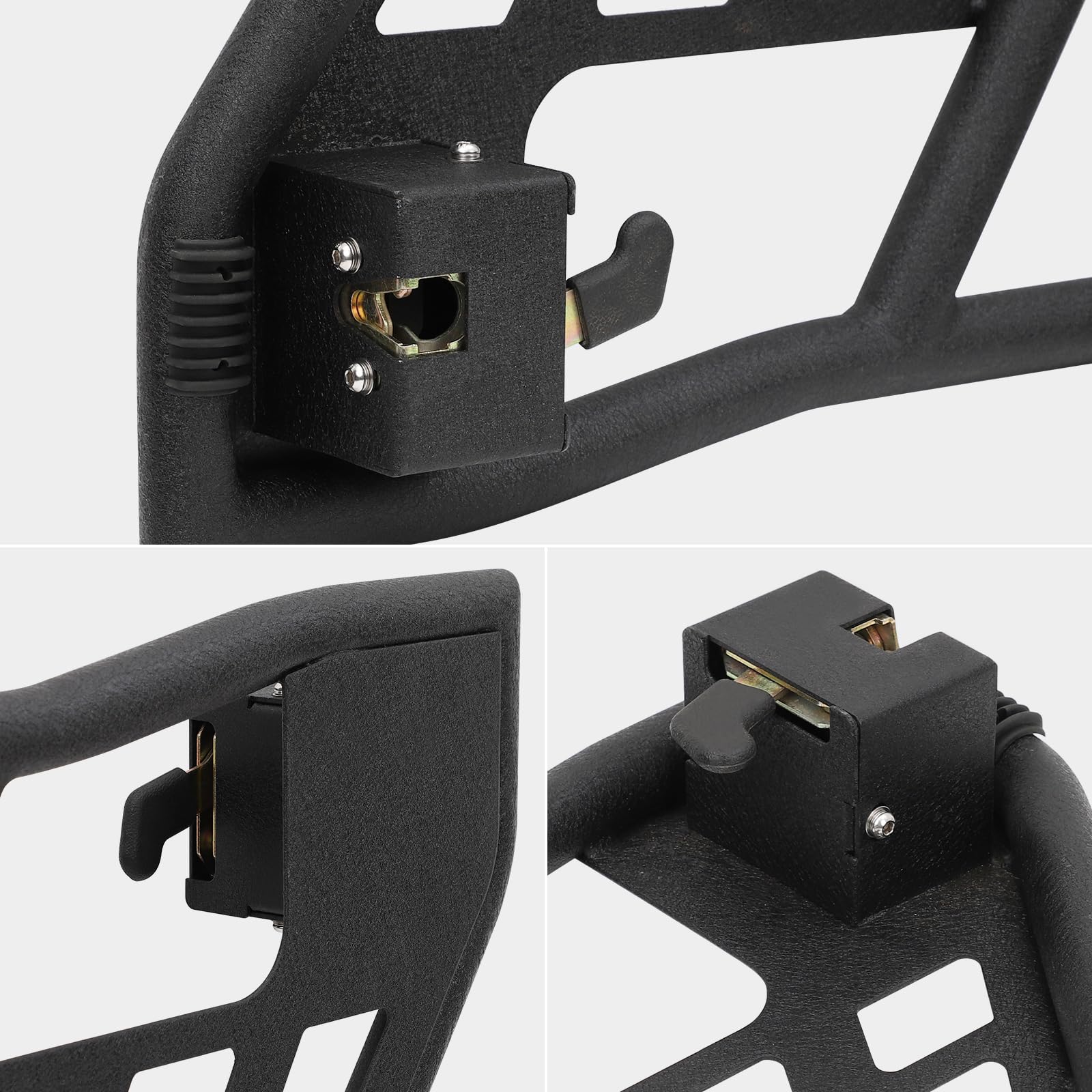 Garvee Off Road Safari Tubular Doors Compatible with 2018-2023 Wrangler JL 4 Door - Set of 4 Fat Tube Half Doors for Adventure