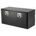 Garvee 36"X18" Underbody Truck Box, Pickup Storage Box,Heavy Duty Aluminum Diamond Plate Tool Box with Lock and Keys,Waterproof Trailer Storage Box with T-Handle for Truck,Van,Trailer