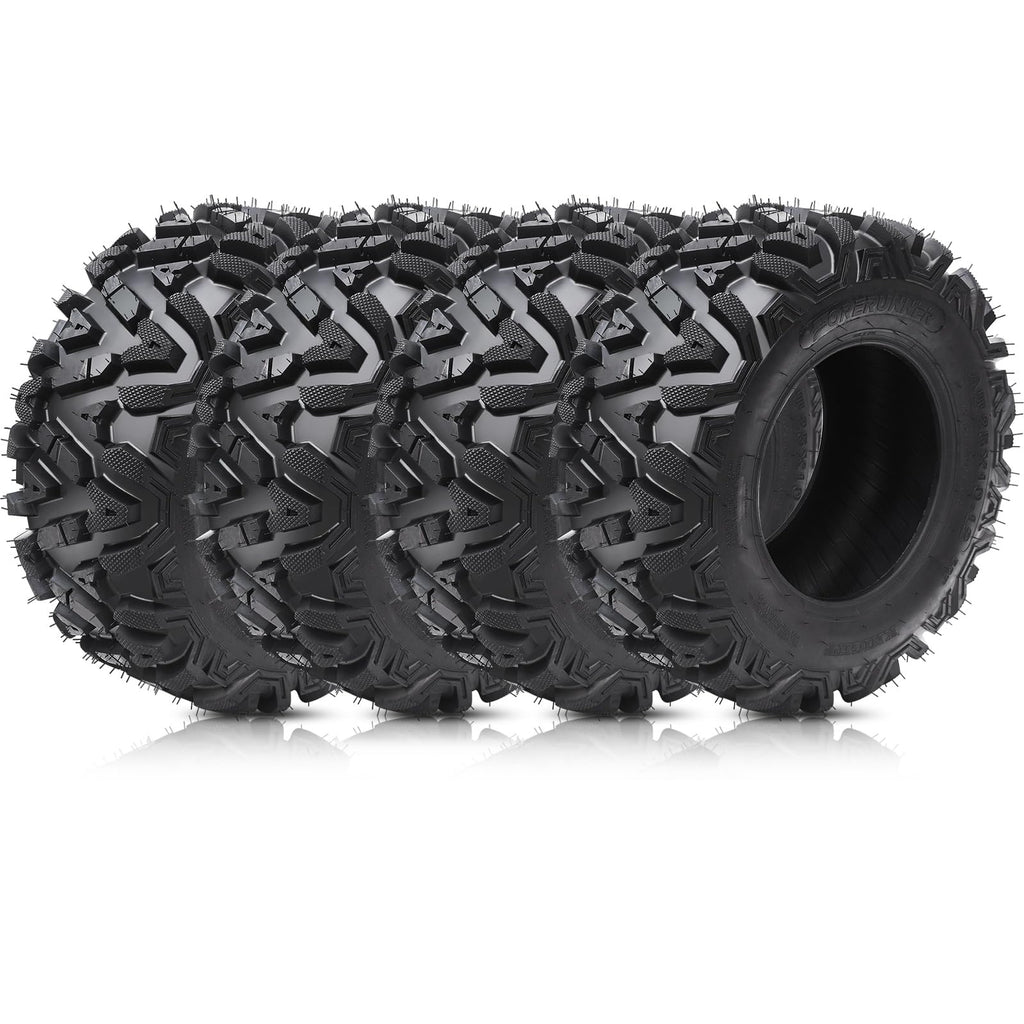 Garvee ATV UTV Tires 25x8-12 & 25x10-12 Tubeless 6 PR Heavy Duty Utility Tires Set of 4