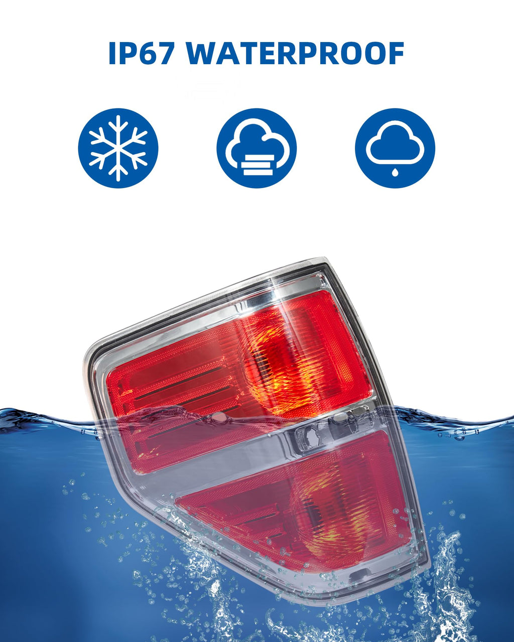 Garvee 09-14 Ford F-150 Passenger Side Tail Light Assembly