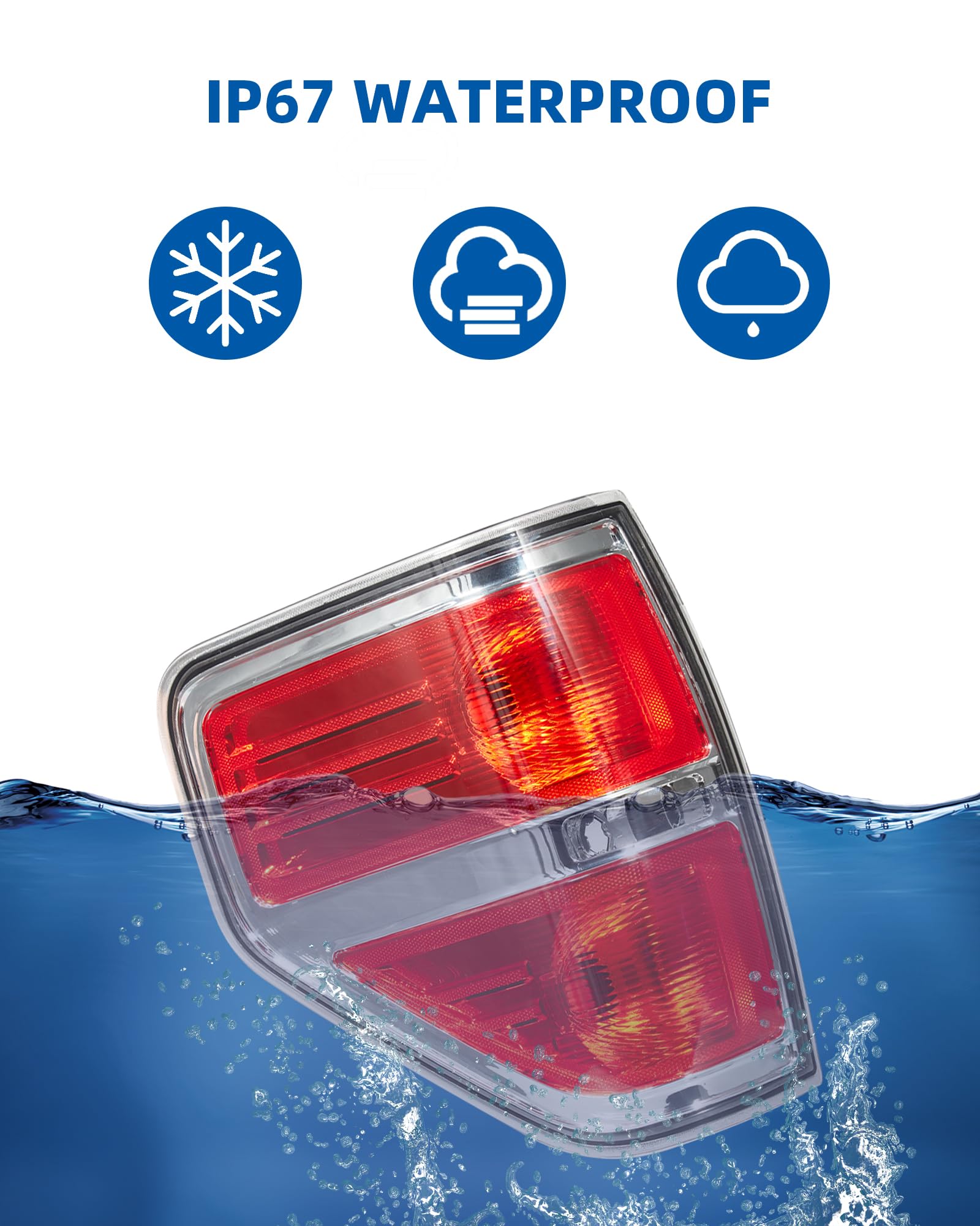 Garvee 09-14 Ford F-150 Passenger Side Tail Light Assembly