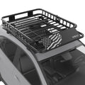 Garvee 46" x 36" Universal Roof Rack Carrier Basket, 200 LBS Capacity Rooftop Cargo Rack, Car Top Luggage Holder Basket Heavy Duty for SUVs, Trucks, Vehicles