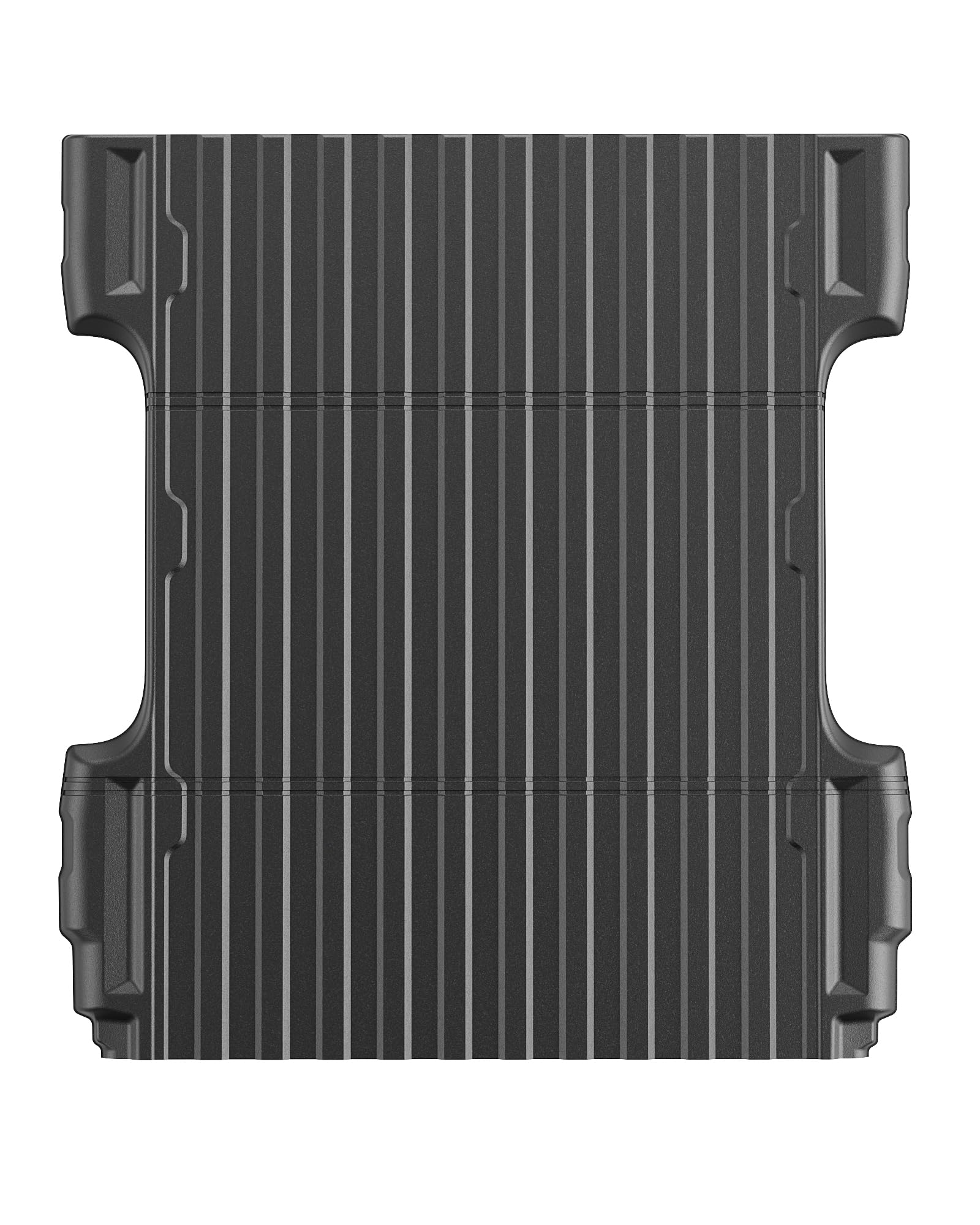 Garvee Truck Bed Mat Custom Fit TPE All Weather Pickup Truck Bed Liner Accessories for 2007-2018 Chevy Silverado GMC Sierra 1500 5.7 FT Black