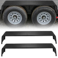 Garvee Trailer Fenders Detachable Heavy Duty Plate Steel Fenders for 13-15 Inch Wheels Tandem Axle Trailer 2Pcs Black