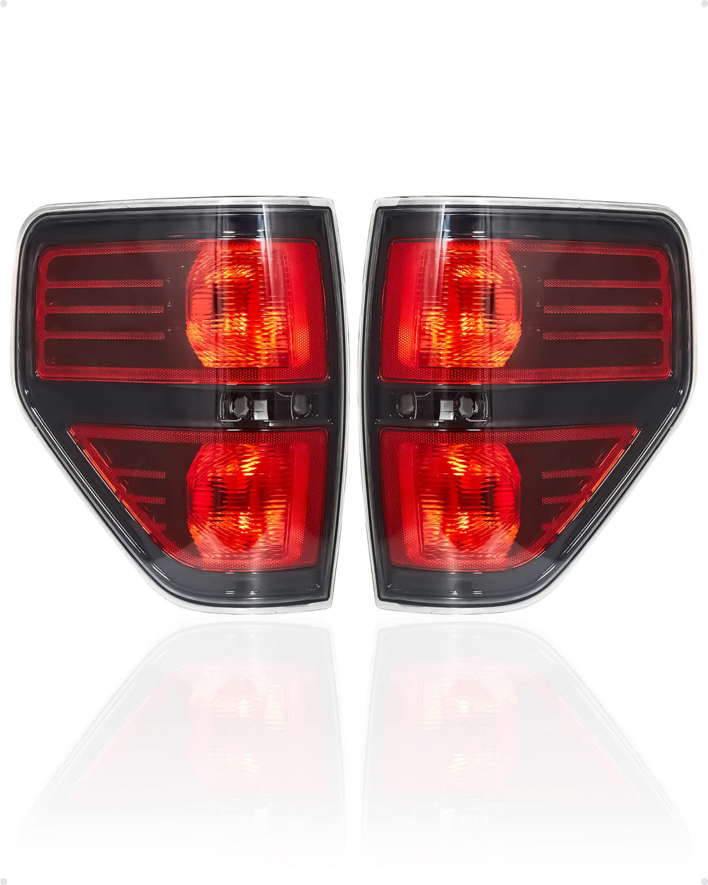 Garvee 09-14 Ford F-150 Tail Lights, Driver & Passenger Side Assembly