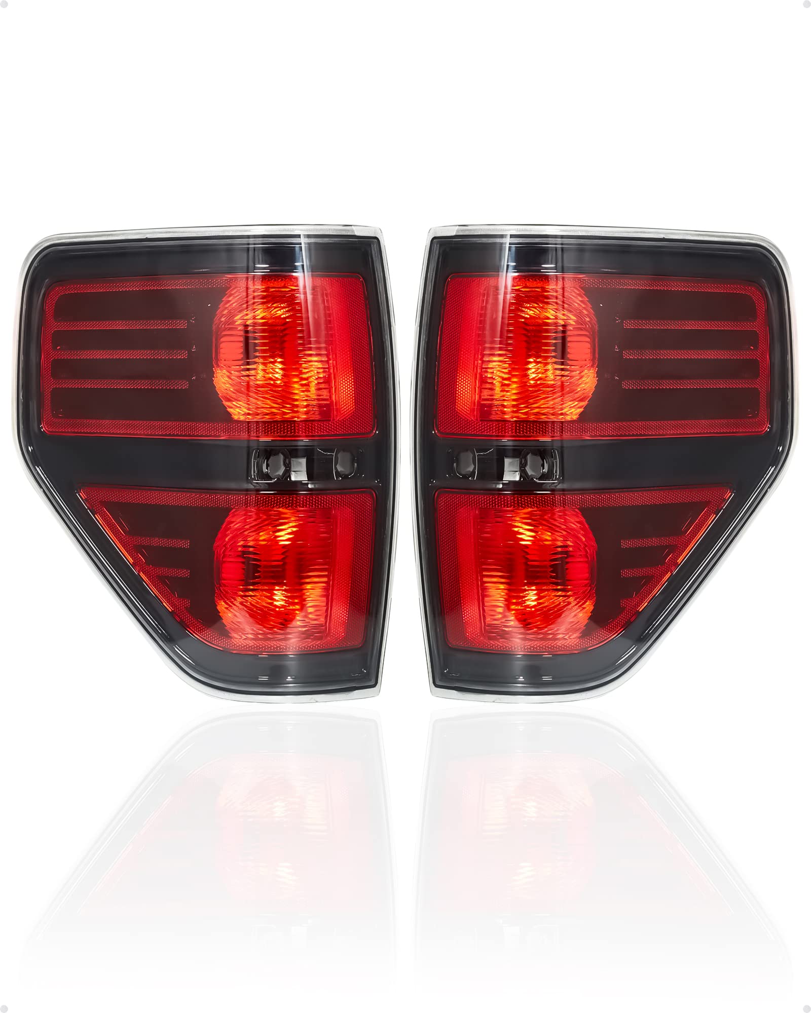 Garvee 09-14 Ford F-150 Tail Lights, Driver & Passenger Side Assembly