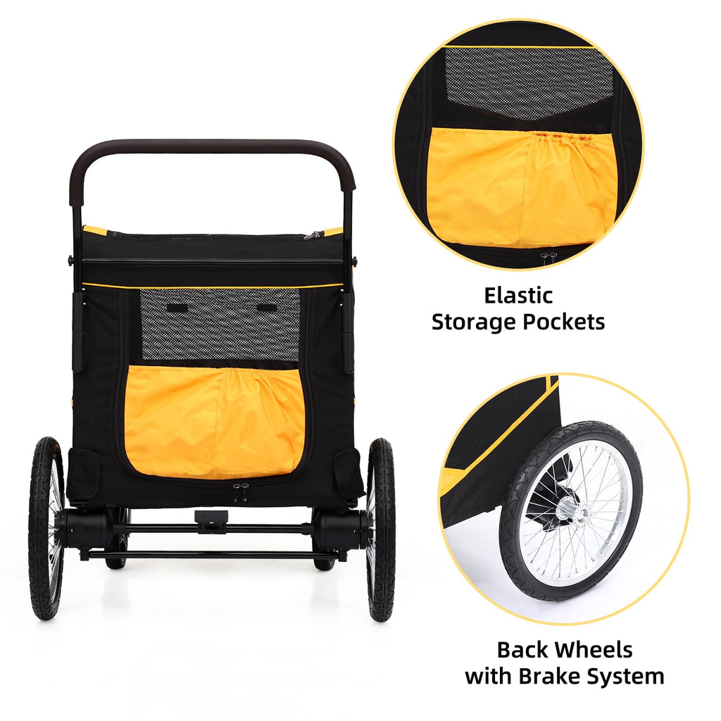 Garvee Dog Stroller for Large Pet Jogger Stroller with 4 Wheel