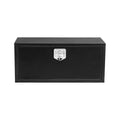Garvee 24'' Underbody Truck Box Steel Storage Tool Box With Lock For Pickup Truck Bed RV Trailer 24x18x18 Black