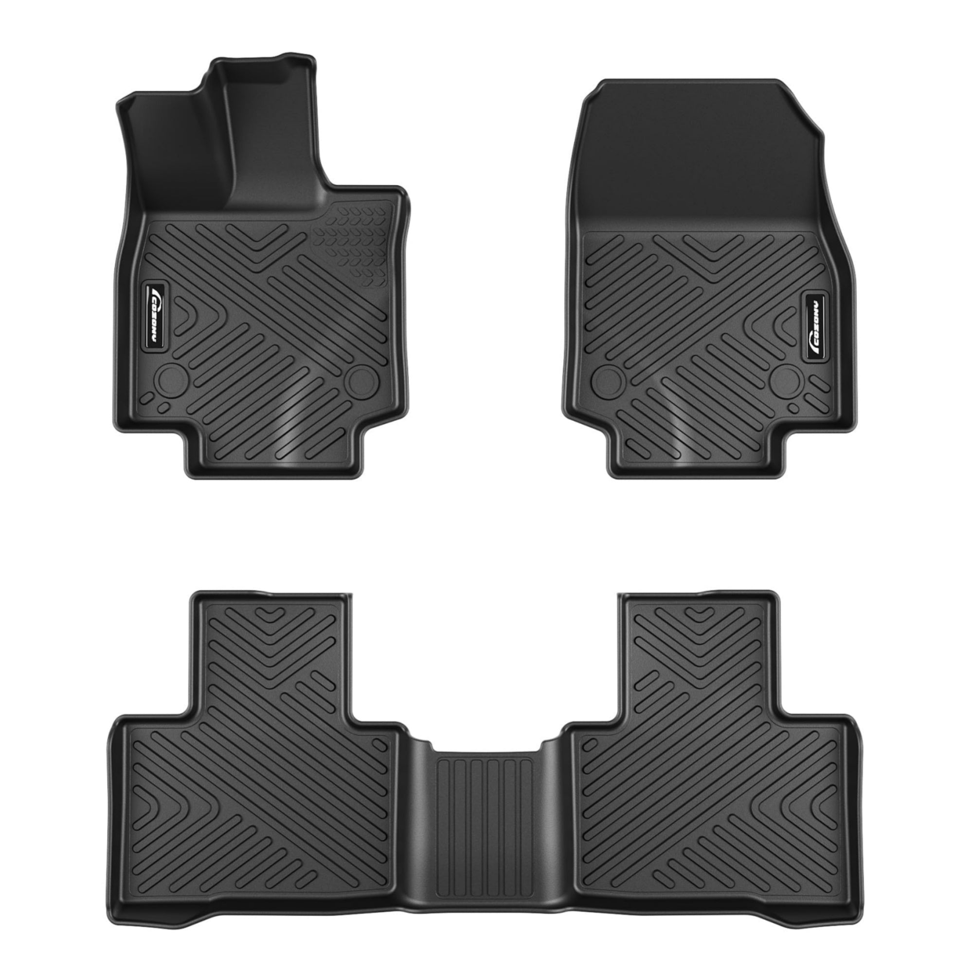 Garvee Floor Mats for 2023 2024 2025 RX350 RX350h RX500h TPE All Weather Custom Fit Floor Liners Black