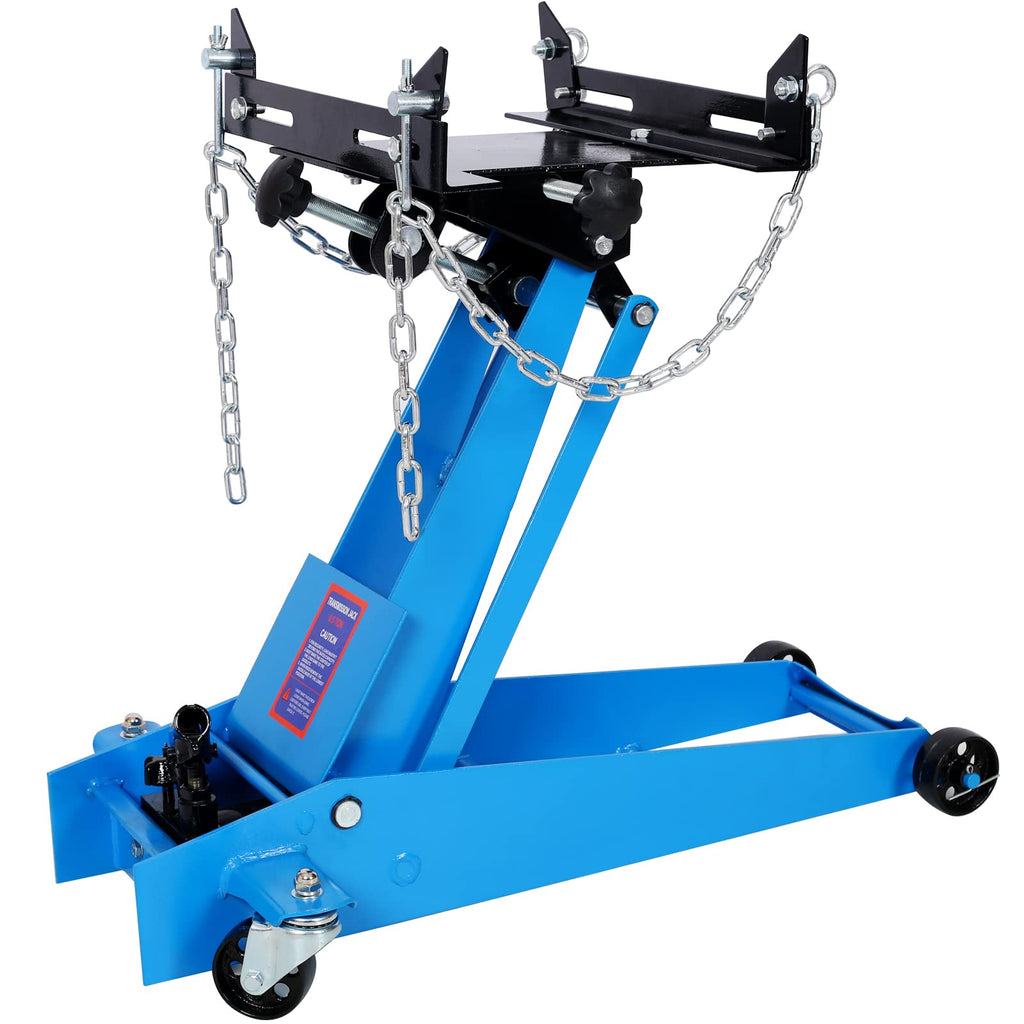 Garvee Hydraulic Transmission Service Floor Jack 1/2 Ton Capacity Low Profile Hydraulic Floor Jack for Trucks Blue