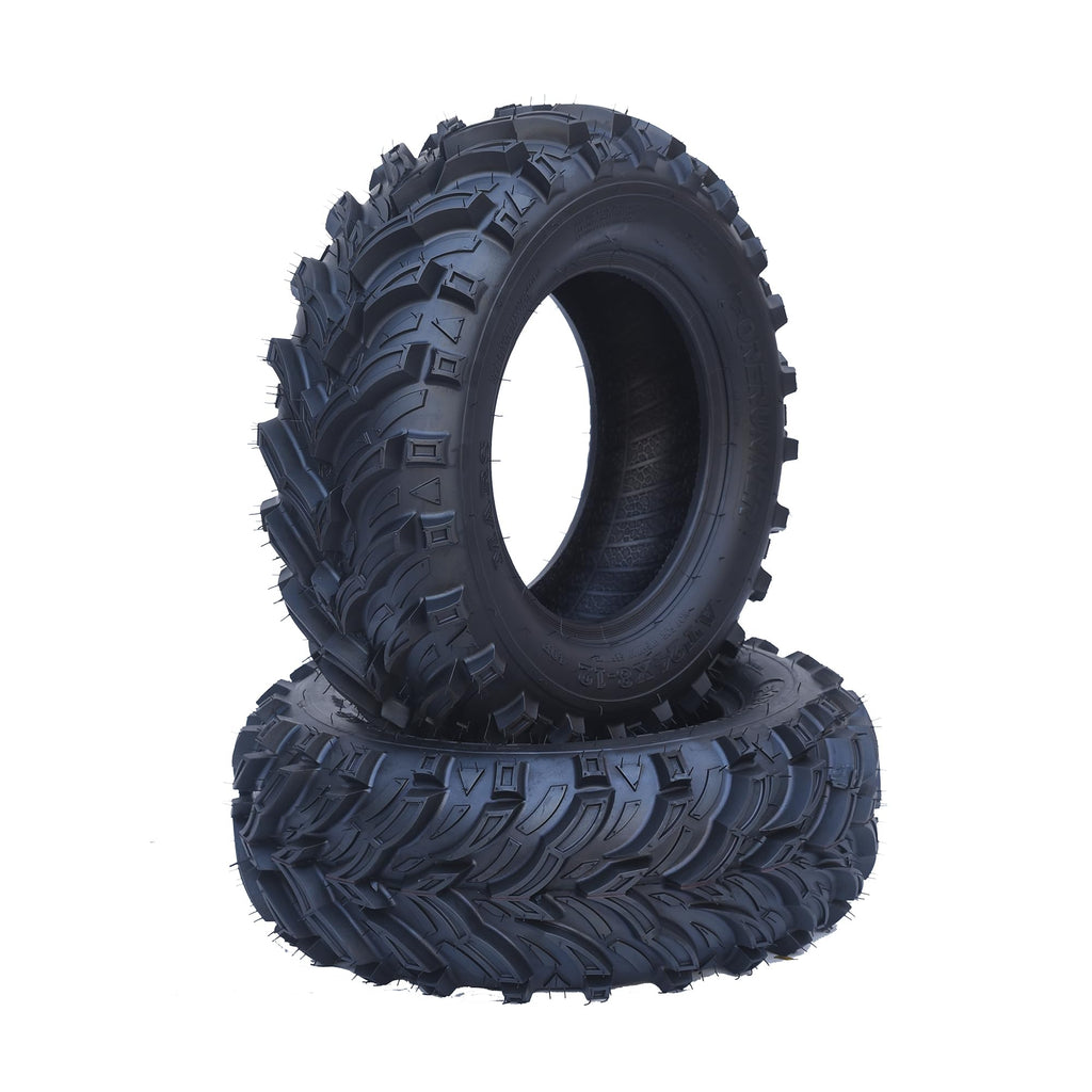 Garvee 4 Pack 24x8-12 ATV Tires 6PR All Terrain Trail Tires Tubeless Sand Mud Off-Road