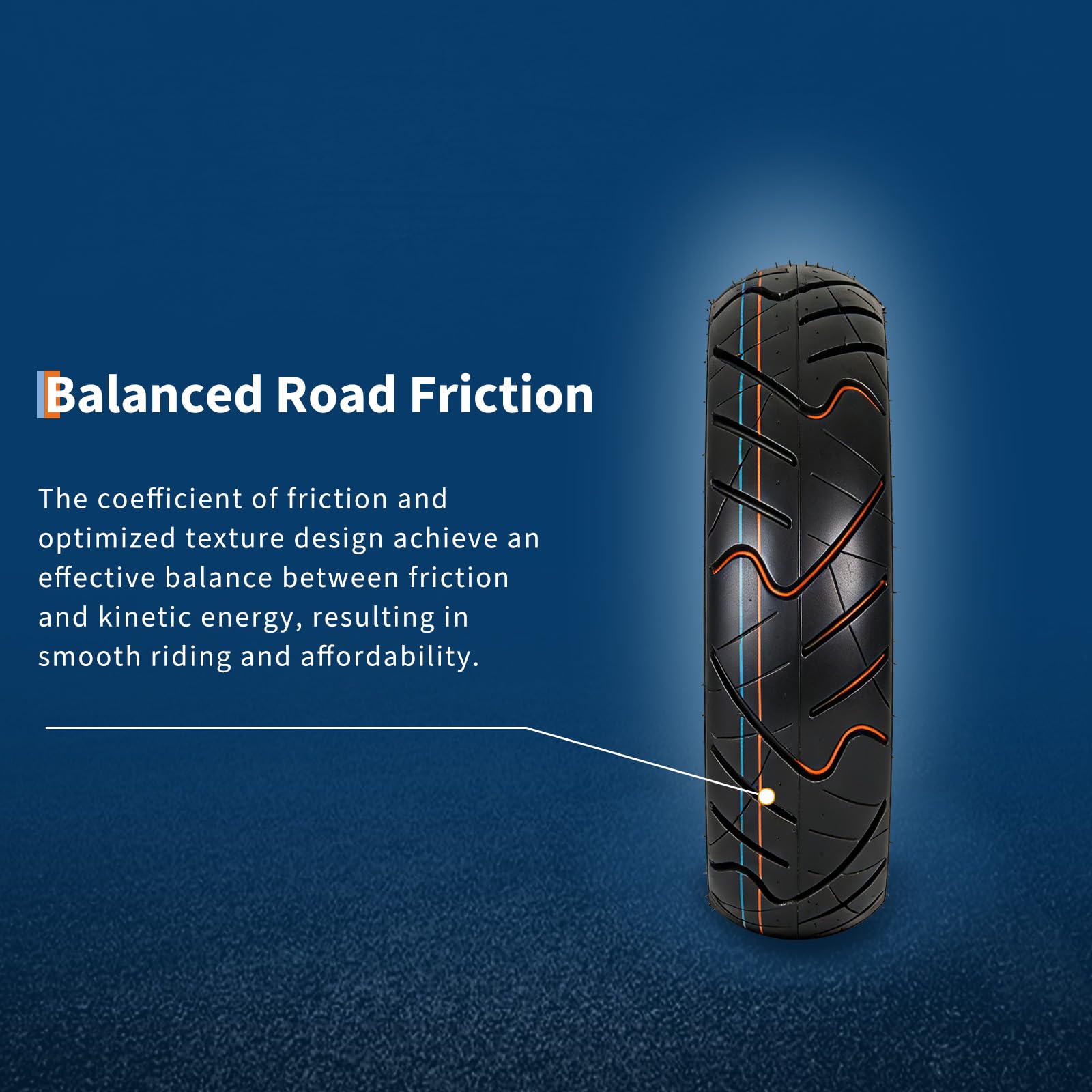 Garvee 160/60-17 Motorcycle Tire Rear Black Wall 4PR Sport & Street Bike High Performance Enhanced Grip Wear Resistance