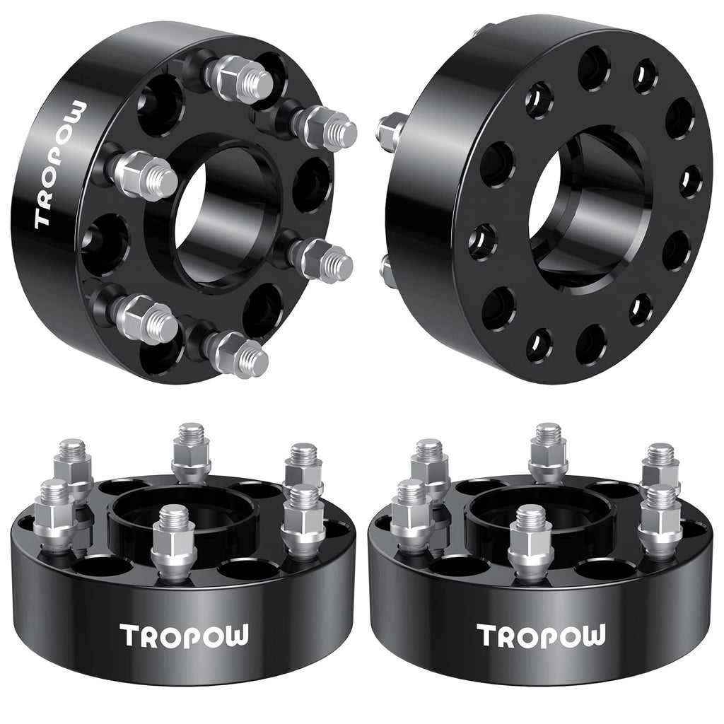 Garvee 6x5.5 Wheel Spacers Compatible with Silverado 1500, 2" Forged Hub Centric M14x1.5 Stud Hub Bore 78.1mm for 1999-2016 Silverado 1500,95-16 Tahoe,02-16 Escalade,03-14 Savana 1500,92-16 Yukon
