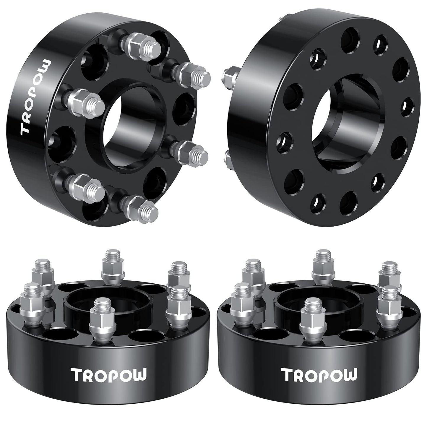 Garvee 6x5.5 Wheel Spacers Compatible with Silverado 1500, 2" Forged Hub Centric M14x1.5 Stud Hub Bore 78.1mm for 1999-2016 Silverado 1500,95-16 Tahoe,02-16 Escalade,03-14 Savana 1500,92-16 Yukon