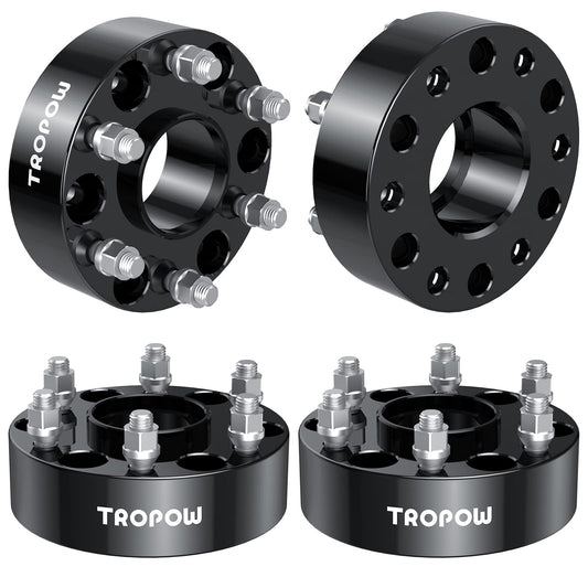 Garvee 6x5.5 Wheel Spacers Compatible with Silverado 1500, 2" Forged Hub Centric M14x1.5 Stud Hub Bore 78.1mm for 1999-2016 Silverado 1500,95-16 Tahoe,02-16 Escalade,03-14 Savana 1500,92-16 Yukon