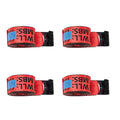 Garvee 4" x 30' Heavy Duty Truck Straps with Flat Hooks, Tie Down Cargo Straps, 6000 Lbs WLL, Yellow, 4 Pack for Flatbed Trucks Trailers Farms Towing Tree Saver