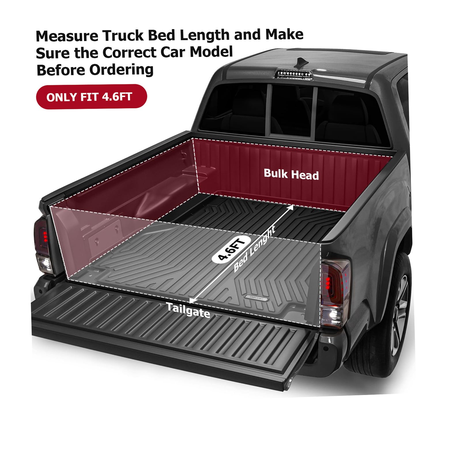 Garvee 5.6ft Soft Roll-Up Tonneau for '09-'18 Ram