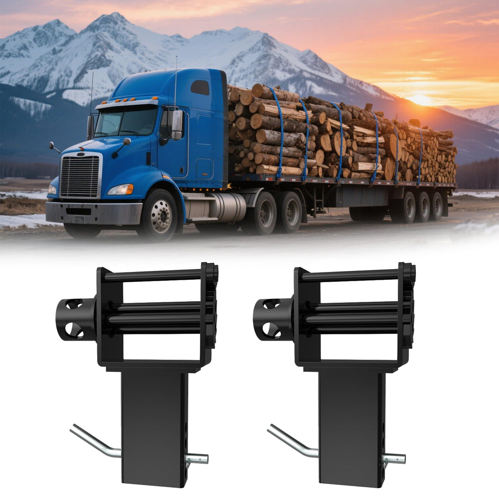 Garvee Trailer Stake Pocket Winch Utility Capacity 16200 LBS For Flatbeds Trailers Trucks Black Steel