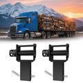 Garvee Trailer Stake Pocket Winch Utility Capacity 16200 LBS For Flatbeds Trailers Trucks Black Steel
