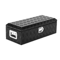 Garvee 30X13 Inch Truck Bed Tool Box, Heavy-Duty Aluminum Diamond Plate Storage Chest, Waterproof with Lock, for Trucks, Trailers, RVs, and Warehouses, Black
