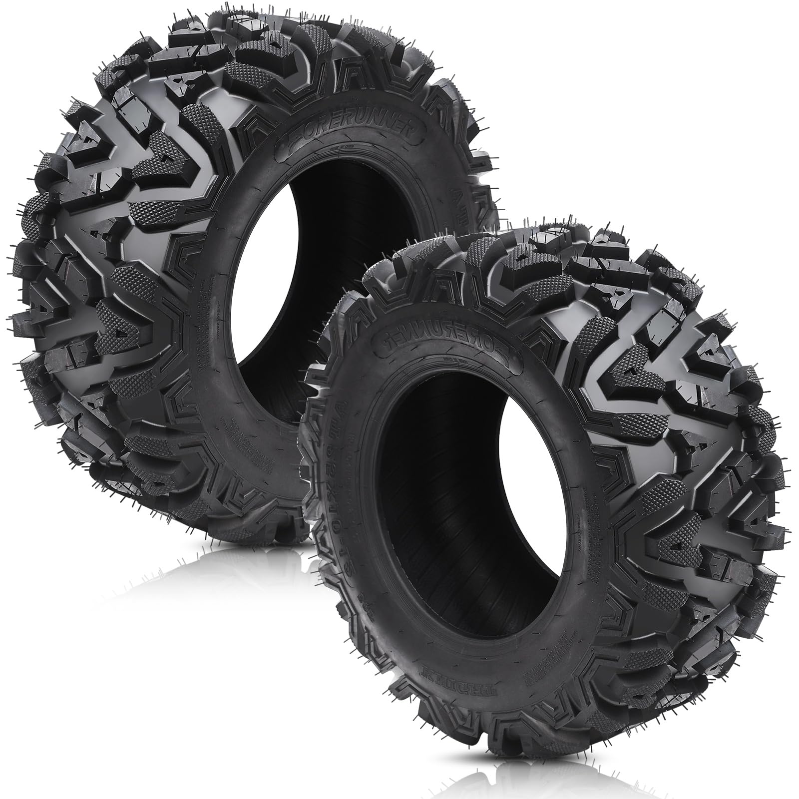 Garvee ATV UTV Tires 25x8-12 & 25x10-12 Tubeless 6 PR Heavy Duty Utility Tires Set of 4