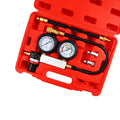 Garvee Cylinder Leak Down Tester Engine Compression Diagnosis Kit Dual Pressure Gauges Universal Fitment for Gasoline Engines