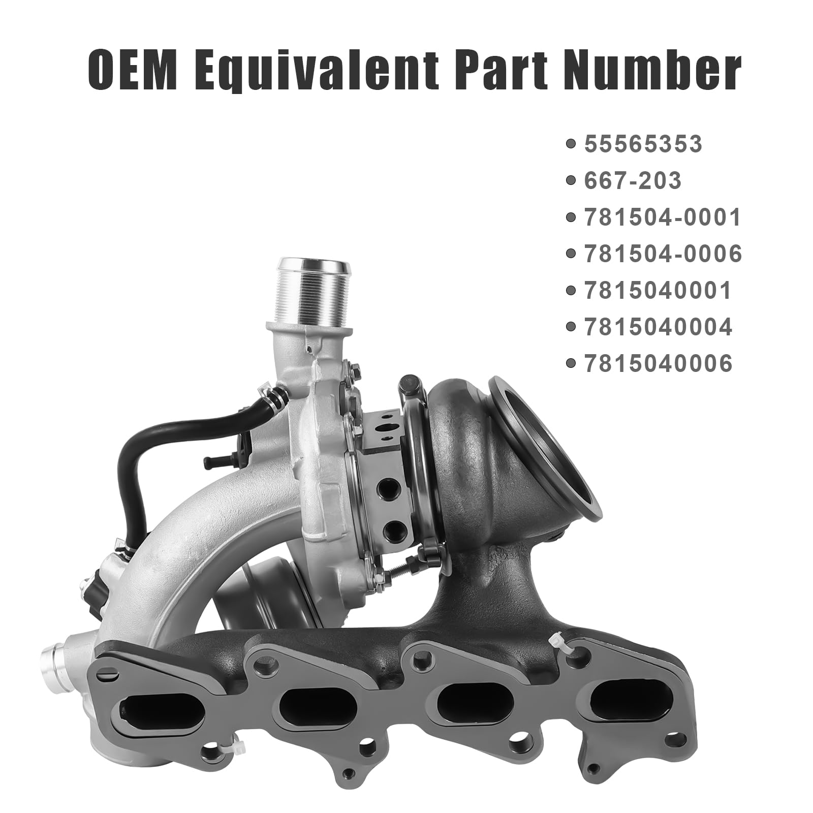 Garvee Turbocharger & Gasket Kit for Chevy Cruze Sonic Trax - Enhanced