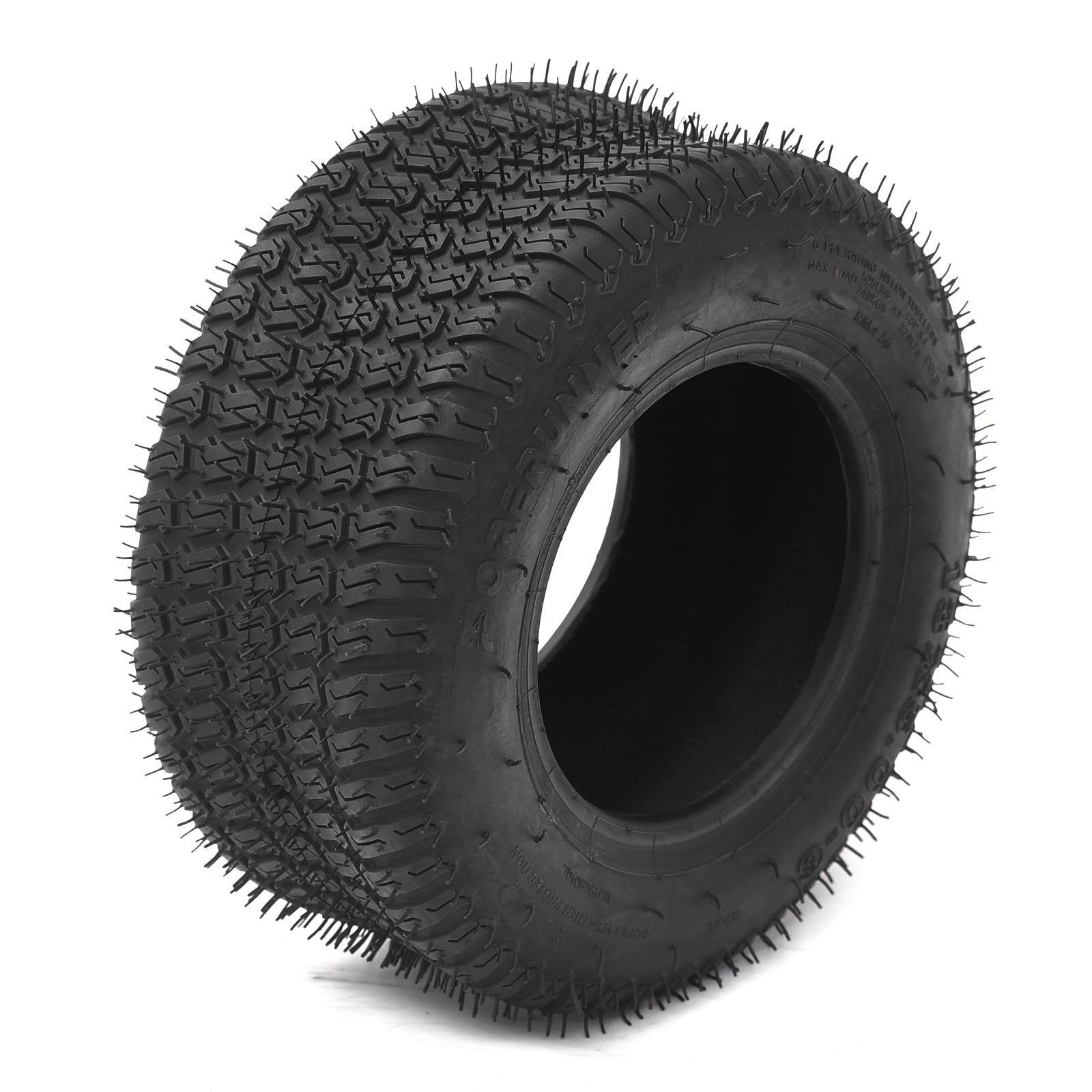 Garvee Lawn Mower Tires Turf Tires 20x8.00-8 4PR for Golf Cart Tires, Garden Tractor Riding Mower Tubeless Set of 2 - 13x5.00-6-4PR TL WAVE