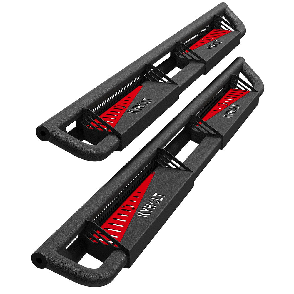 Garvee Running Boards Compatible with Chevy Colorado/GMC Canyon Crew Cab 2015-2024,Powder Coated Truck Side Steps Nerf Bar Rock Sliders