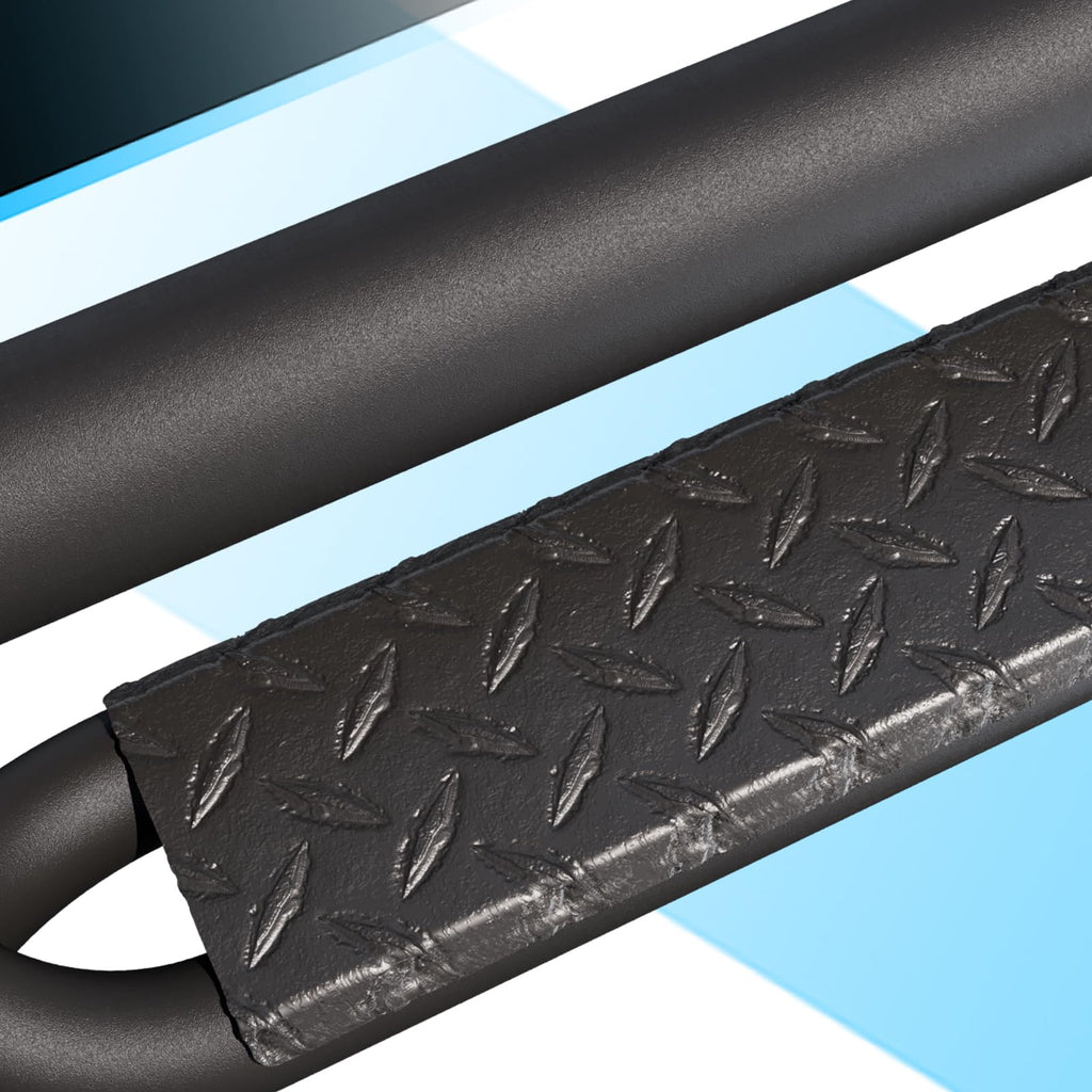 Garvee Running Board for 2007-2021 Tundra Crewmax Cab - Enhanced Durability, Stylish Design, Superior Stability, Black, 4 Inch Wide Step